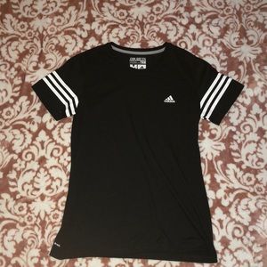 Black adidas tee